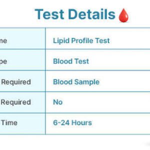 Lipid Profile Booking
