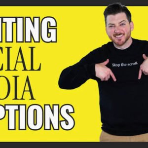 Social Media Caption Writing